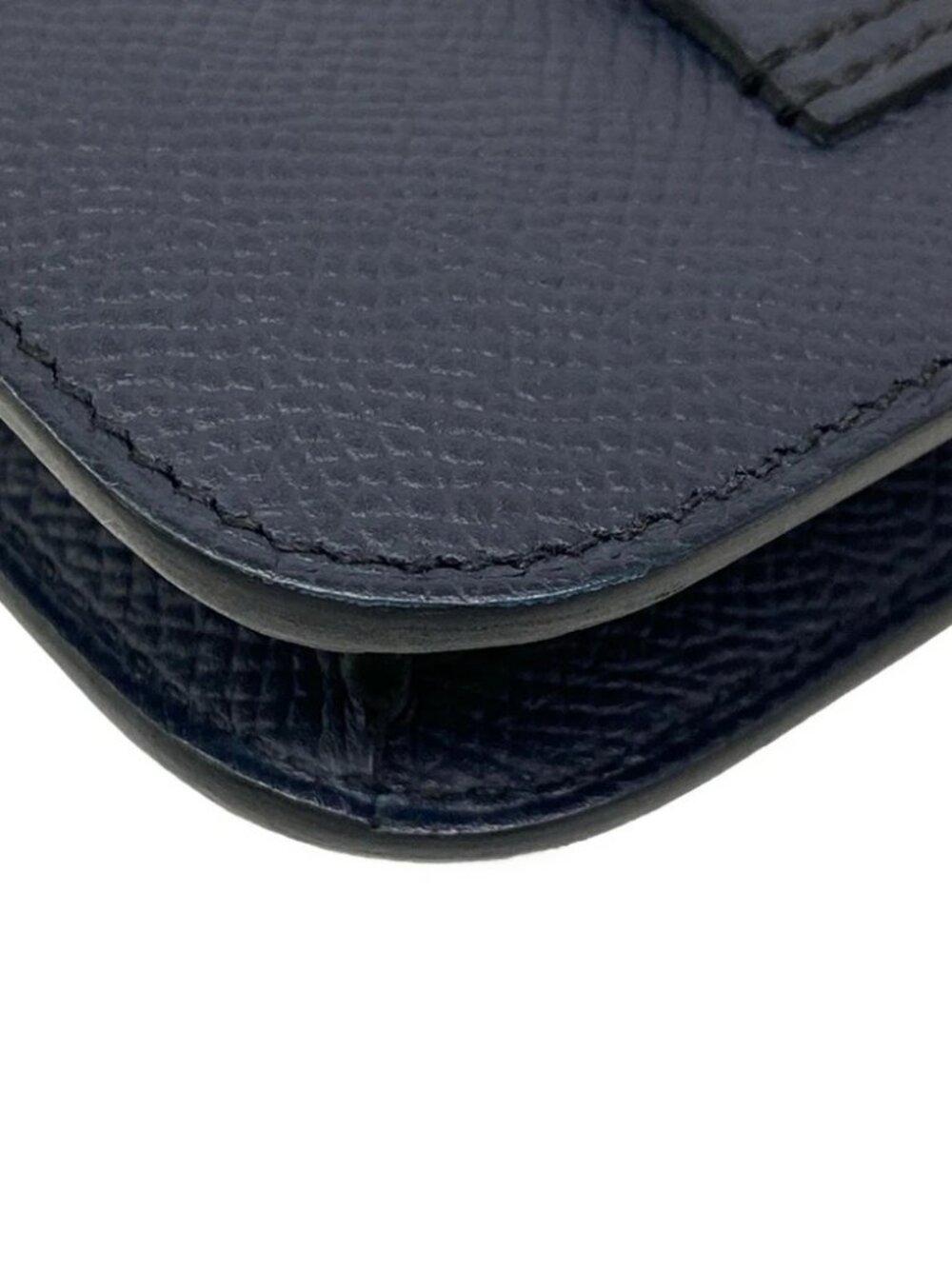 HERMES Constance Slim Blue Indigo Veau Epsom B Other Style Wallet - Picture 7 of 13